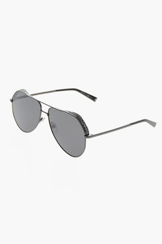 Aviator Sunglasses with Crystals Embellishment