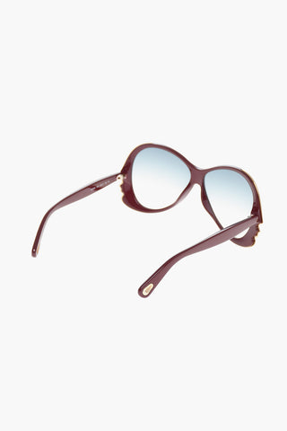 Aviator Sunglasses with Gradient Lenses