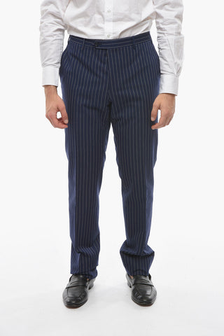 Cotton Blend ACADEMY Pinstriped Suit