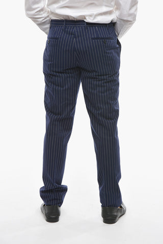 Cotton Blend ACADEMY Pinstriped Suit