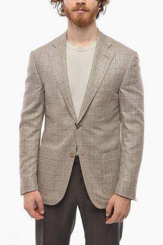 Patch Pocket GATE Silk Blazer