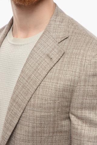 Patch Pocket GATE Silk Blazer
