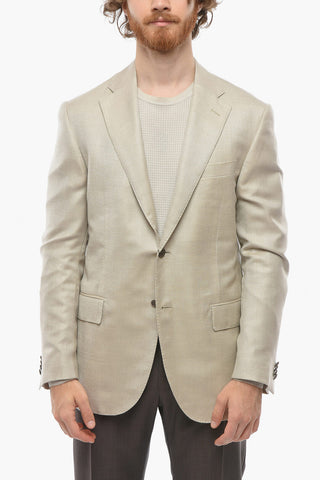 Blazer LEADER SOFT in Misto Cashmere con Tasche ad Aletta