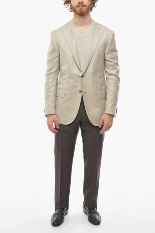 Blazer LEADER SOFT in Misto Cashmere con Tasche ad Aletta