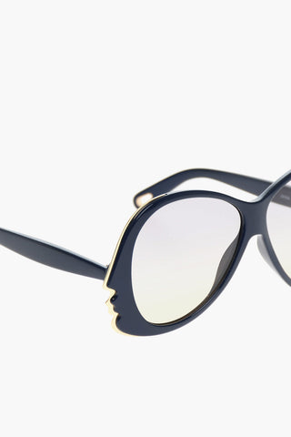 Occhiali da Sole Aviator con Dettagli Cut-Out