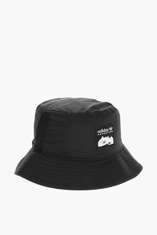 Cappello Bucket in Tinta Unita con Patch Logo