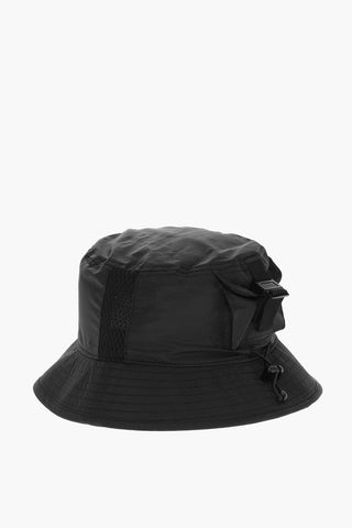 Cappello Bucket in Tinta Unita con Patch Logo
