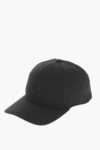 Solid Color Cap with Mesh Trims on the Back