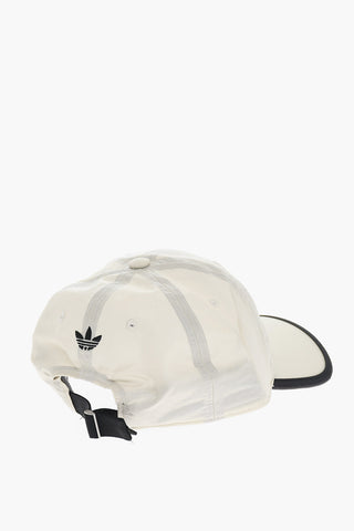Cappello da Baseball in Nylon con Ricamo Farfalla