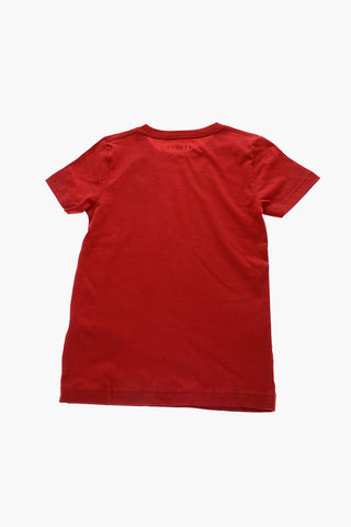 AIR JORDAN Solid Color Crew-neck T-Shirt with Embroidered Logo