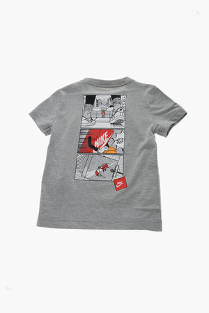 T-Shirt in Cotone ICONS OF PLAY con Stampa Frontale