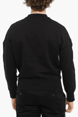 Felpa Girocollo TRI-COLOUR BOLT Slim Fit con Maxi Logo