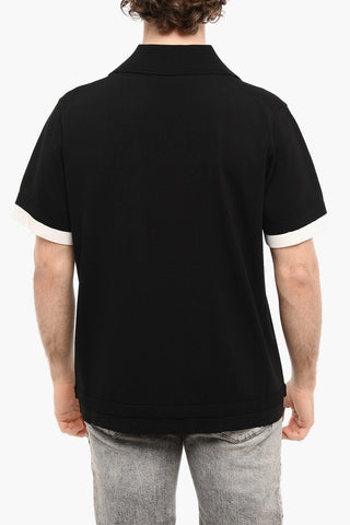 Loose Fit HYBRID KNITTED Short Sleeved Polo