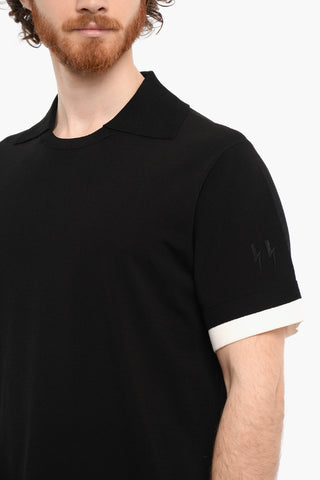 Loose Fit HYBRID KNITTED Short Sleeved Polo