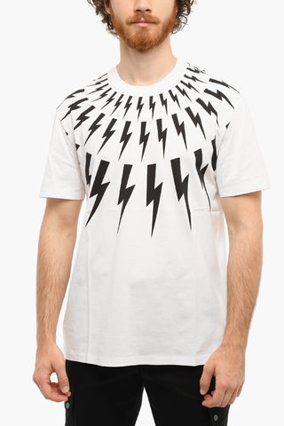 T-shirt Girocollo FAIR-ISLE THUND Bicolore Slim Fit