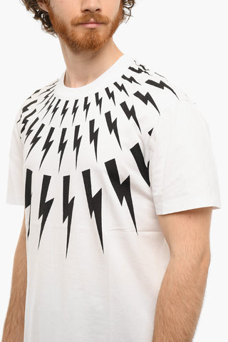 T-shirt Girocollo FAIR-ISLE THUND Bicolore Slim Fit