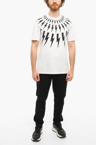 T-shirt Girocollo FAIR-ISLE THUND Bicolore Slim Fit