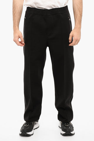 Joggers Loose Fit Con Bande Laterali a Contrasto