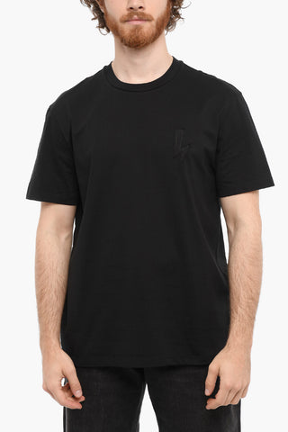 T-shirt A Maniche Corte BOLT BADGE Girocollo Con Patch