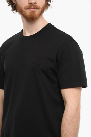 T-shirt A Maniche Corte BOLT BADGE Girocollo Con Patch
