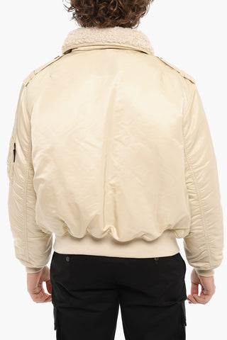 ALPHA INDUSTRIES Padded Jacket with Faux Fur Detail