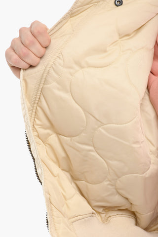 ALPHA INDUSTRIES Padded Jacket with Faux Fur Detail