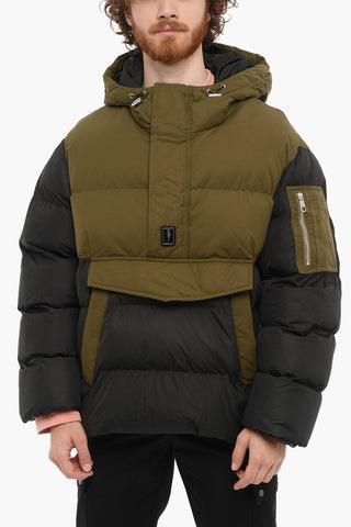 PENFIELD Two-Tone Padded Anorak Jacket with Hood