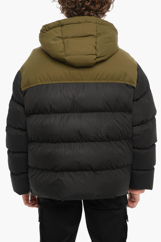 PENFIELD Two-Tone Padded Anorak Jacket with Hood
