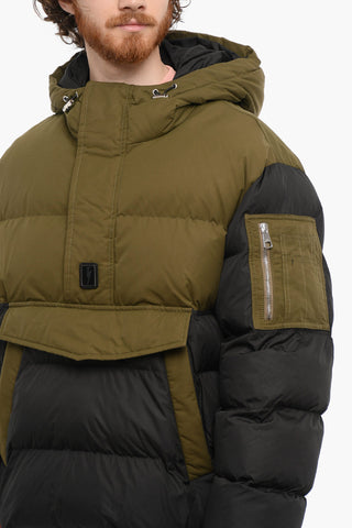 PENFIELD Two-Tone Padded Anorak Jacket with Hood