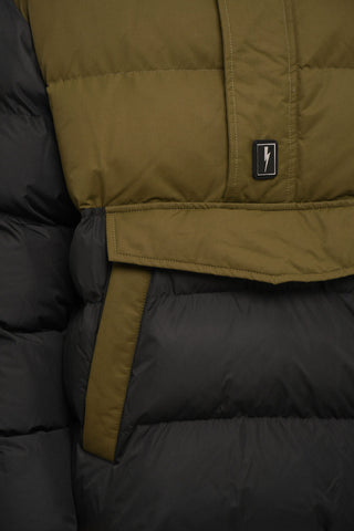 PENFIELD Two-Tone Padded Anorak Jacket with Hood