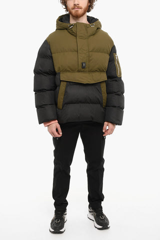 PENFIELD Two-Tone Padded Anorak Jacket with Hood