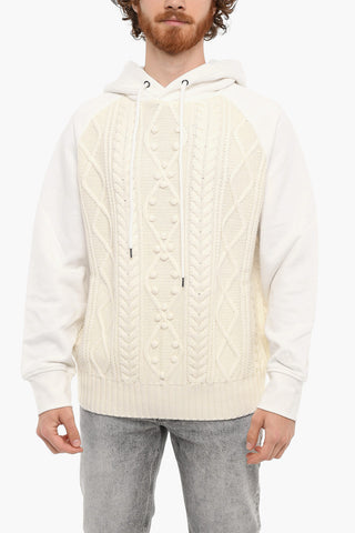 Cable Knit Easy Fit HYBRID Hoodie