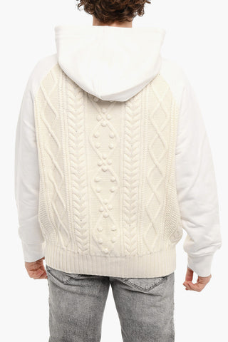 Cable Knit Easy Fit HYBRID Hoodie