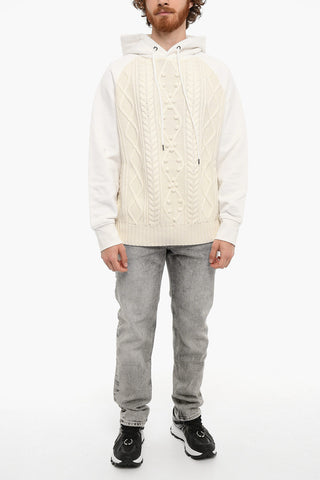 Cable Knit Easy Fit HYBRID Hoodie