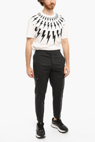 Cotton Skinny Fit Cargo Pants
