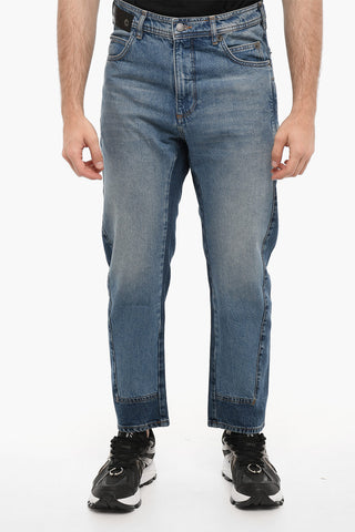Two-Tone Loose Fit Jeans 19cm