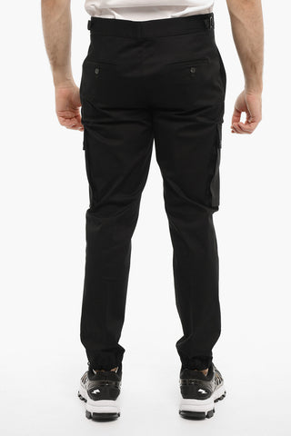 Pantaloni Cargo Skinny Fit in Cotone