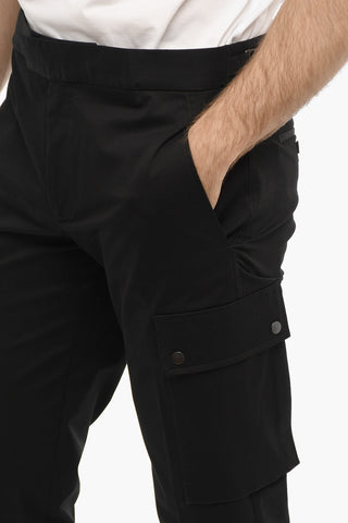Pantaloni Cargo Skinny Fit in Cotone
