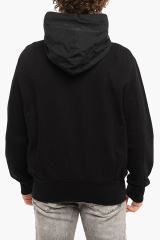 Felpa Hoodie HYBRID Slim Fit in Doppio Tessuto con 2 Tasche