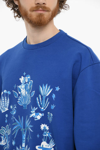 Printed Easy Fit DANCING IN THE Crew-Neck Sweatshirt