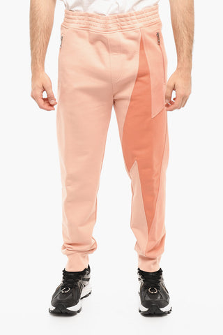 Color Block Skinny Fit TRI-COLOUR BOLT Joggers