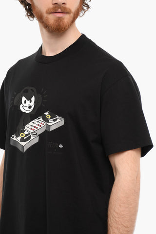 Crewneck Printed D.J. FELIX Short Sleeved T-shirt