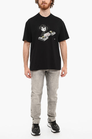 Crewneck Printed D.J. FELIX Short Sleeved T-shirt