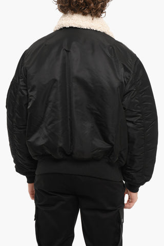 ALPHA INDUSTRIES Giubbotto Imbottito con Rifiniture in Ecopelliccia