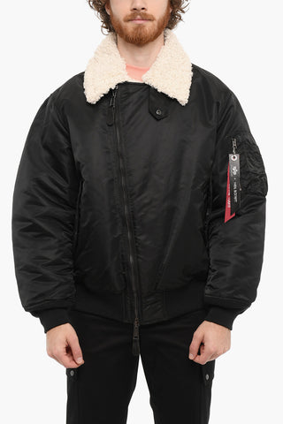 ALPHA INDUSTRIES Giubbotto Imbottito con Rifiniture in Ecopelliccia