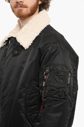 ALPHA INDUSTRIES Giubbotto Imbottito con Rifiniture in Ecopelliccia