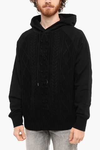 Cable-Knit HYBRID Hoodie