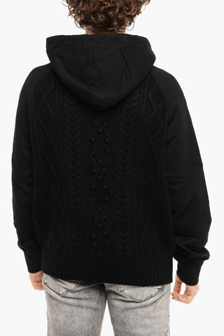 Cable-Knit HYBRID Hoodie
