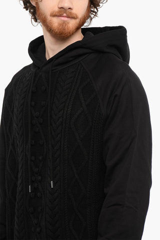 Cable-Knit HYBRID Hoodie