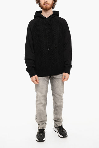 Cable-Knit HYBRID Hoodie